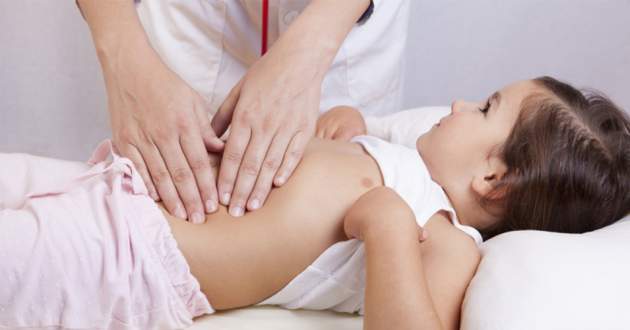 Vyšetrenie dieťaťa na bolesť brucha