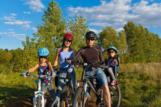 bicyklovanie a rodina bicyklovanie a rodina