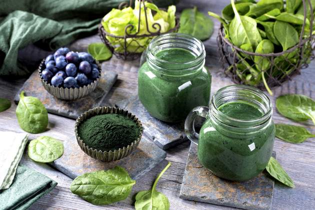 Spirulina s jedlom Spirulina s jedlom
